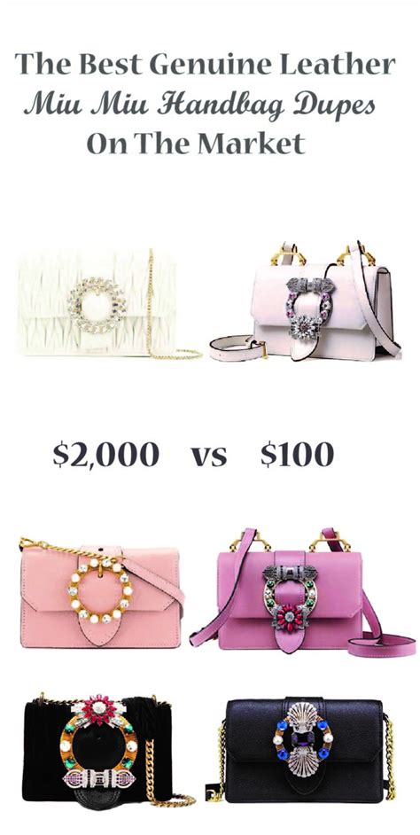 miumiu bag dupe|leather handbags dupe.